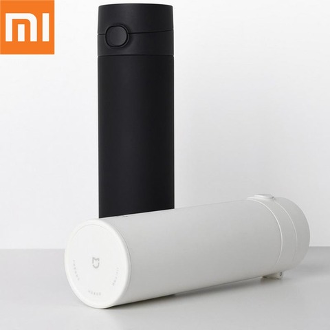 Xiaomi Mijia Thermos tasse 2 acier inoxydable vide 480ml capacité voyage Portable tasse à eau isolation serrure froid élastique interrupteur ► Photo 1/6