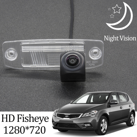 Owtosin HD 1280*720 Fisheye caméra de vue arrière pour Kia Sportage/Sportage R SL 2011 2012 2013 2014 2015 accessoires de stationnement de voiture ► Photo 1/6