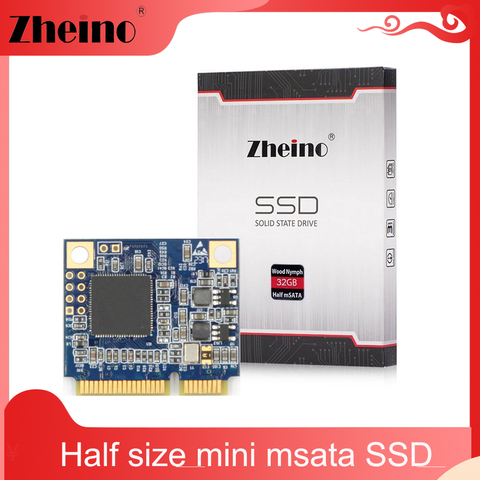 Zheino Demi Taille mSATA SSD 16 GB 32 GB 64 GB 128 GB 256 GB SATA3 Mini (Demi Taille) mSATA3 SSD Lecteur à État Solide ► Photo 1/1