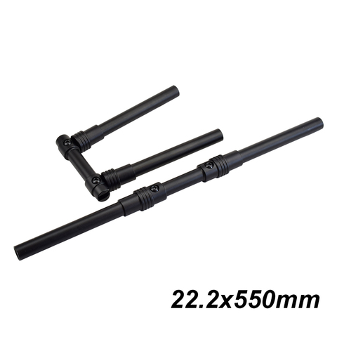 Guidon pliable pour trottinette électrique AL 22.2, 550x6061mm, guidon de vélo rapidement pliable, pièces de bicyclette ► Photo 1/6