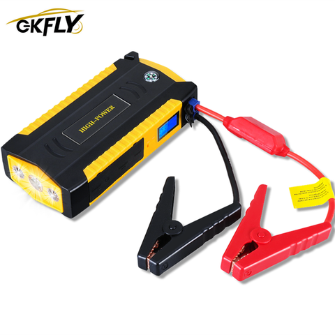 GKFLY haute puissance voiture saut démarreur 600A 12V dispositif de démarrage batterie externe essence Diesel voiture batterie Booster chargeur voiture démarreur LED ► Photo 1/6