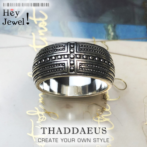 Bague anneau croix, tout nouveau Thomas Style Vintage mode bijoux pour femmes hommes, 2022 nouveau Ts cadeau en argent Sterling 925, Super offres ► Photo 1/6