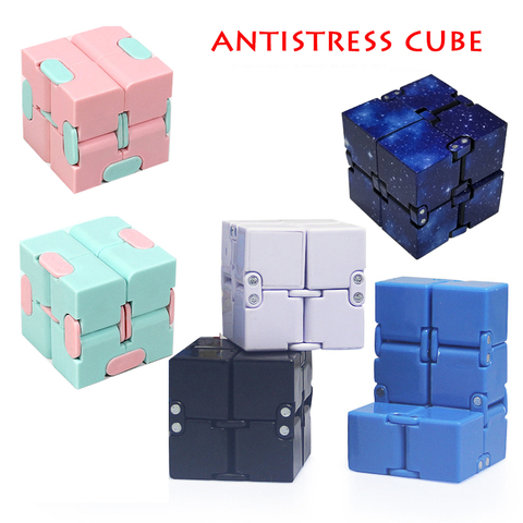 2022 anti-Stress infini Cube infini Cube magique Cube bureau secousse Cube Puzzle anti-Stress autisme jouets relax jouet pour adultes ► Photo 1/6