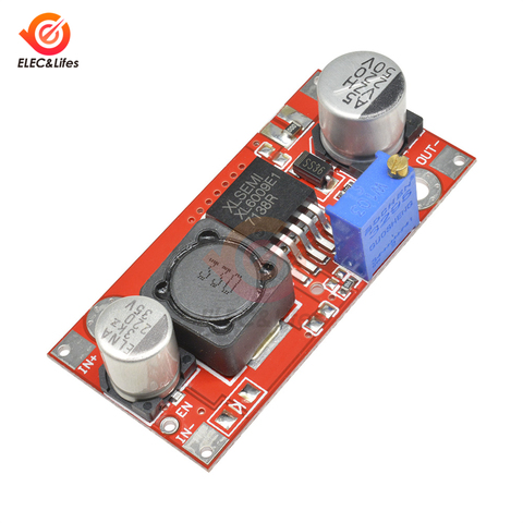 Module convertisseur d'alimentation réglable boost, XL6009 6009 DC-DC 3-32V à 5-35V, remplace l'inductance cylindrique LM2577 ► Photo 1/6