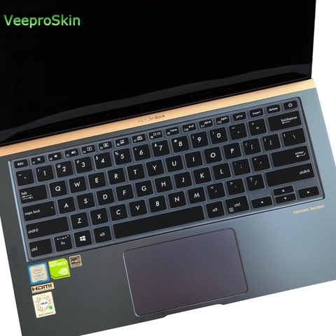 Pour ASUS ZenBook 14 UX434 UX434FL UX434FLC UX431 UX434F UX431FN UX431FA UX392 UX392FN UX392FA couverture de Clavier d'ordinateur portable Protecteur ► Photo 1/6