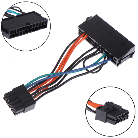 24 broches femelle à 10 broches adaptateur mâle cordon d'alimentation pour Lenovo 10PIN carte mère 10cm ► Photo 1/6