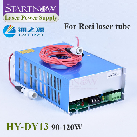 Startnow DY13 CO2 alimentation Laser RECI W2 T2 W4 T4 90W Tube Laser 100W pour 80W Laser gravure Machine de découpe HY DY série ► Photo 1/6