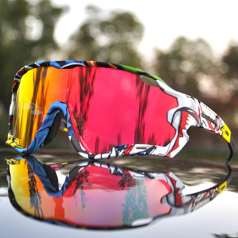 ACEXPNM enduit miroir polarisé lunettes de cyclisme vélo Sports de plein air cyclisme lunettes de soleil pour hommes femmes cyclisme lunettes lunettes ► Photo 1/6