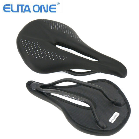 ELITA ONE vtt/vélo de route selle en carbone Super léger en cuir carbone coussins 120g housse de coussin de cyclisme ► Photo 1/6