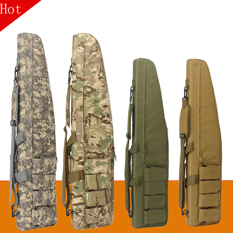 Imperméable à l'eau tactique robuste équipement pistolet Long sac Airsoft chasse militaire mousse caoutchouc Sniper fusil portée étui arme à feu Pack ► Photo 1/6