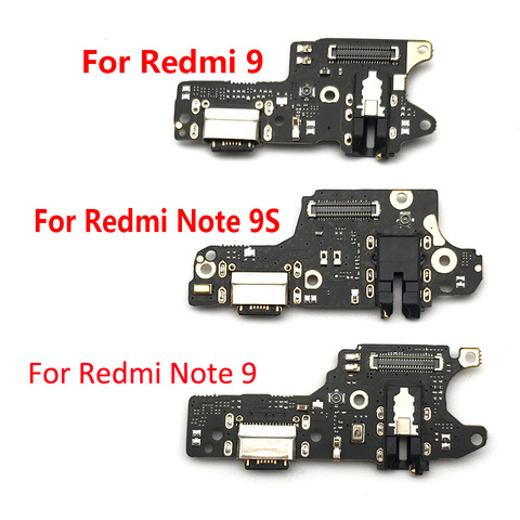 Port de chargement USB, carte de Charge, câble flexible avec Microphone, pour Redmi Note 9 Pro, 9S, 8T ► Photo 1/2