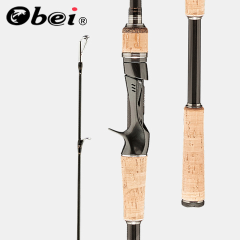 Obei ouragan 1.68m1.8m 2.1m 2.4m 2.7m 3m 3 Section 5g-40g M/ML/MH Baitcasting canne à pêche voyage Ultra léger coulée canne à leurre ► Photo 1/6