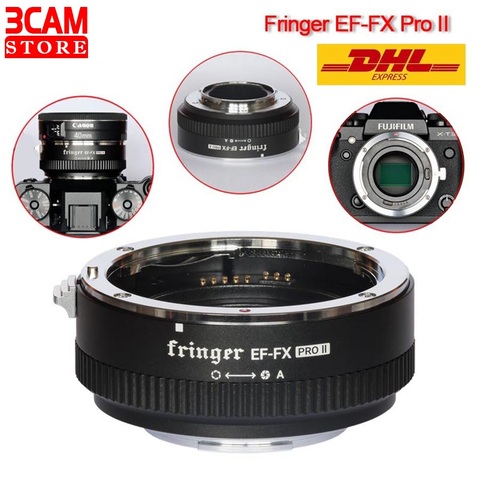 Adaptateur d'objectif Fringer EF-FX PRO II pour Canon EF à Fujifilm Auto Focus, Compatible avec Fujifilm EF-FX X-H X-T ► Photo 1/6