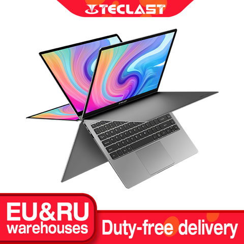 Teclast – Ordinateur portable F6 avec écran tactile rotatif à 256 °, accesoire pour pc, système Windows 10, 8 Go de ram LPDDR4, SSD de 360 Go, 13,3 pouces ► Photo 1/6