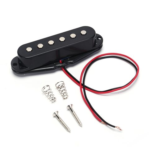 Hot 1pc noir simple bobine son pick-up pour 6 cordes guitare électrique harmonieuse ► Photo 1/6