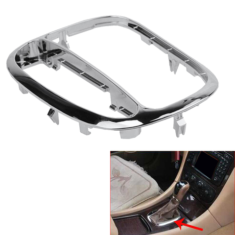 Revêtement d'habillage décoratif de panneau de manette de vitesse de vitesse de Console centrale de voiture pour mercedes-benz c-class W203 C230 C240 C320 D106 4Dr / 2Dr ► Photo 1/6