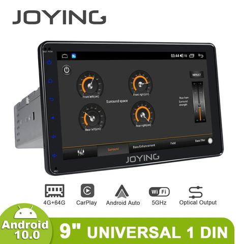 Autoradio Android 1 din Radio avec écran 9 pouces Android 10 système Audio multimédia Central GPS TV numérique sans fil Carplay 4G ► Photo 1/6