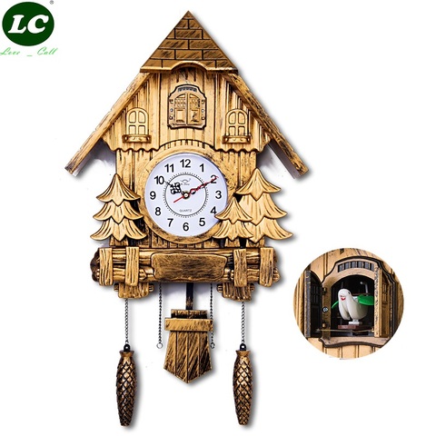 Cuckoo-horloge murale en résine, horloge pivotante 20 pouces, moderne brève ► Photo 1/6
