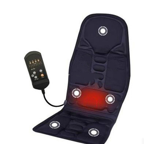 Chauffée Massage du Dos Siège Topper Voiture Home Office Siège La Chaleur Masseur Vibreur Coussin Retour Chaise De Massage Du Cou De Massage Relaxation ► Photo 1/3