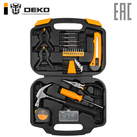 Trousse à outils pour la maison Deko ik110 (110 articles) dans une valise ► Photo 1/6