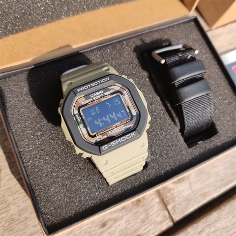 Casio-montre à quartz pour hommes, montre à quartz, ensemble de luxe, bracelet de sport militaire, Camouflage numérique ► Photo 1/5
