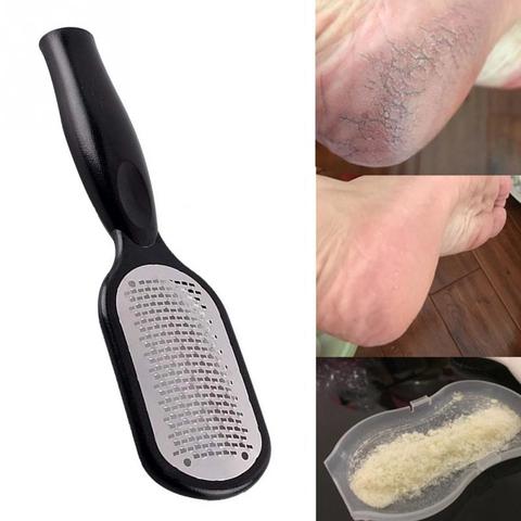 Grattoir à pied pédicure lime à pied dissolvant de callosités râpe Portable en acier inoxydable râpe à pied colossale épurateur Pro pour pieds secs et humides ► Photo 1/6