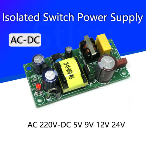 Module d'alimentation à commutateur isolé, convertisseur AC-DC V à 5V 9V 12V 15V 24V, module d'alimentation à découpage 10W 12W, 220 ► Photo 1/6