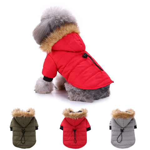 Jakcet – manteau d'hiver chaud pour chien, vêtements pour animaux de compagnie, Chihuahua Yorkshire, sweat à capuche, Ropa Perro ► Photo 1/6