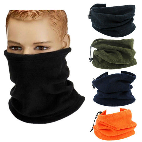 Masque facial en tissu polaire bandana de cyclisme, Tube chauffe-oreilles, pour le patinage, la course, écharpe de Sport, Camping, randonnée ► Photo 1/6