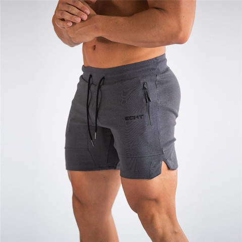 Short de Fitness avec poche zippée pour hommes, pantalon court de course à pied, de jogging, d'entraînement, de plage, de sport, nouvelle collection, été, 2022 ► Photo 1/6