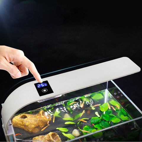 Lumière d'aquarium 10W/15W Aquarium pour Aquarium lumière LED pour Aquarium éclairage Aquarium accessoires plante aquatique éclairage clipsable ► Photo 1/6