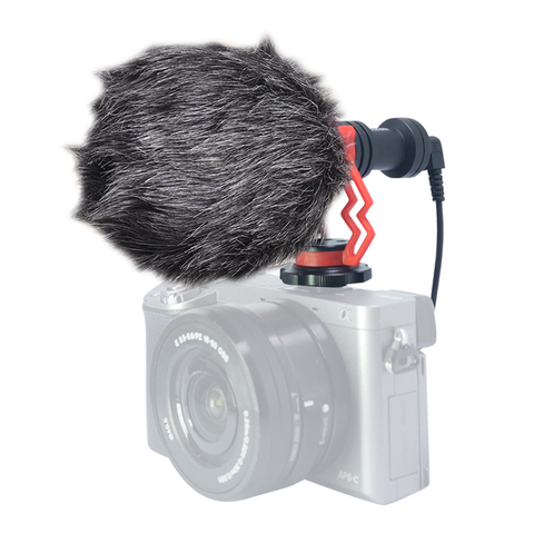 Mcoplus 3.5mm microphone directionnel prise Audio professionnel caméra enregistrement Microphone pour appareil photo DSLR numérique vidéo ordinateur ► Photo 1/6