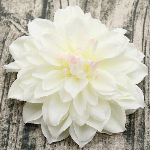 Dahlia et pivoines artificielles en soie, grandes fleurs, 14/15CM, 10/lot, pour décorer la maison, pour un mariage ► Photo 1/6