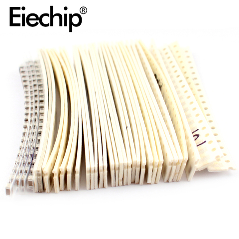 2500 pcs/lot 0805 SMD condensateur céramique Kit assorti 1pF ~ 10uF SMD condensateurs céramique ensemble d'échantillons 22PF 220PF 68nf 470nf condensateur ► Photo 1/3