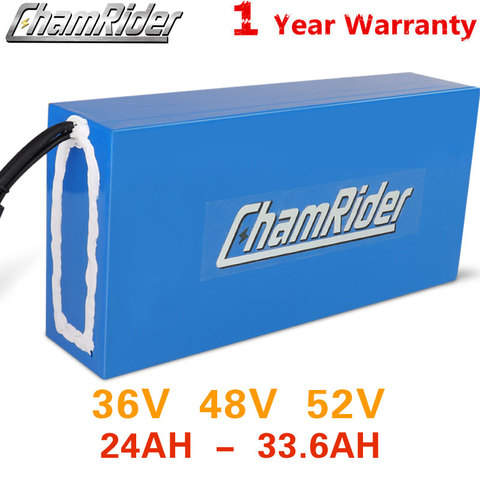 Batterie Lithium-ion pour vélo électrique, 48V, 52V, 20ah, 36V, 50a, 2000W, 21700 ► Photo 1/6