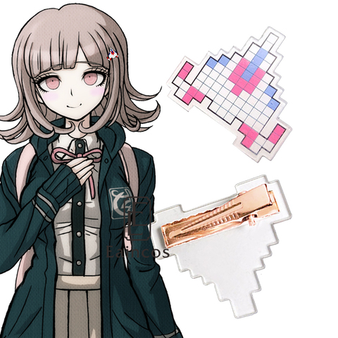 Pince à cheveux dessin animé Danganronpa Chiaki Nanami, Super Dangan Ronpa, accessoire mignon pour Cosplay ► Photo 1/6