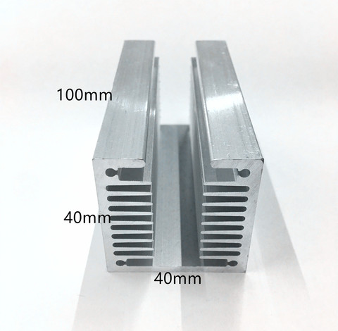 Radiateur de ventilateur 40*40-100mm/dissipateur thermique en aluminium/dissipateur thermique to-220/dissipateur thermique to-3p/dissipateur thermique 3p11 ► Photo 1/2