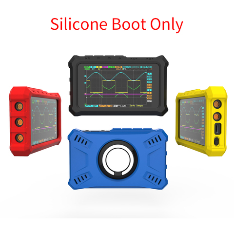 Coque de protection en Silicone pour MINI Oscilloscope numérique DSO213 DS203, quatre couleurs, avec support, Original ► Photo 1/6