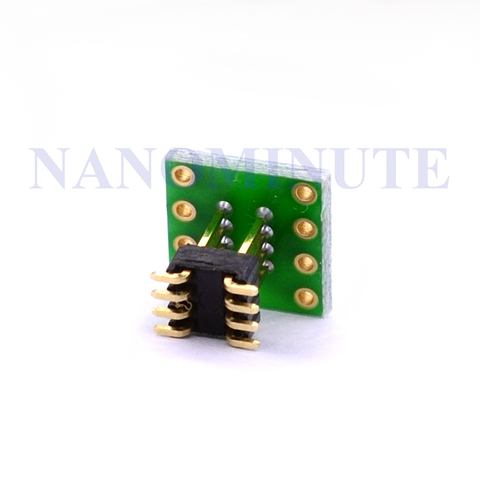 Adaptateur DIP8 à SOP8, prise SOIC8, PCB 1.27mm/2.54mm, carte son 8 broches, carte de conversion d'ampli op ► Photo 1/4