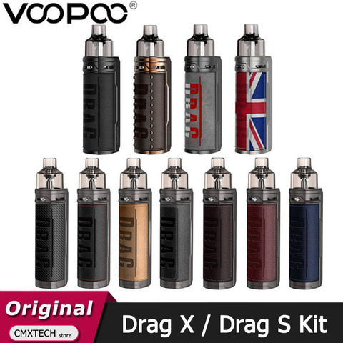 Nouveau VOOPOO glisser X Pod Mod Vape Kit 80W 4.5ml cartouche gène. TT puce avec PnP-VM6 bobine électronique Cigarette vaporisateur VS glisser S ► Photo 1/6