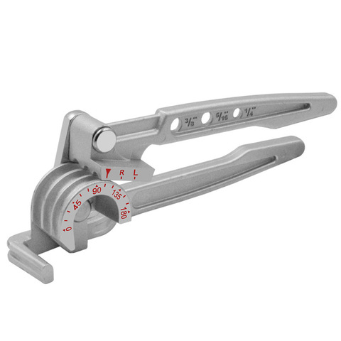 Adeeing-cintreuse de tuyaux en aluminium, 1/4, 5/16, 3/8, acier, aluminium, cuivre, tuyaux de frein de carburant, climatisation ► Photo 1/6