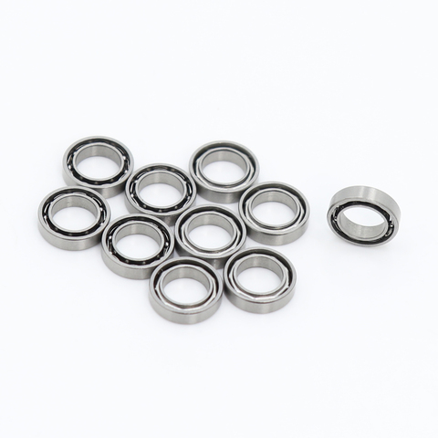 Roulements à billes miniatures en acier inoxydable, 10 pièces, SMR85, roulement ouvert, 5x8x2mm, S MR85, L850, ABEC-1, 675 ► Photo 1/6