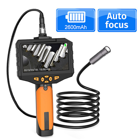 Caméra d'inspection industrielle, Endoscope portatif 1080P 3.9mm 4.3 pouces, Endoscope avec 6 LED IP67, étanche, boroscope avec carte TF 32 go ► Photo 1/6