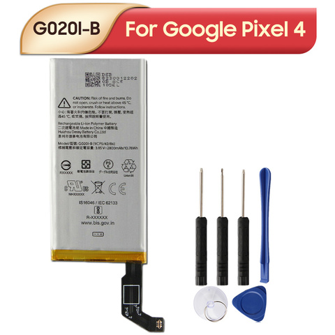 Batterie de remplacement G020I-B pour Google Pixel4, 4 Batteries de téléphone, 2800mAh ► Photo 1/5