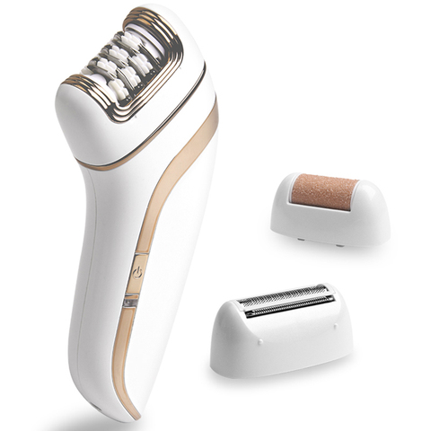 Épilateur électrique Rechargeable 3 en 1 pour femmes, rasoir pour les pieds, les callosités, aisselles, Bikini ► Photo 1/6