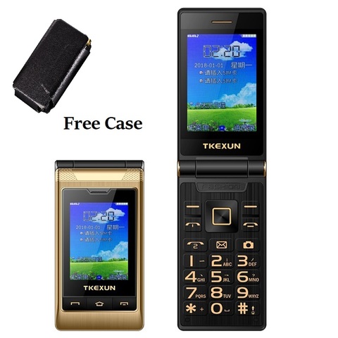Tkexun – téléphone portable avec écran tactile de 2.8 pouces, double réponse, liste noire, numérotation rapide, appel SOS, grande touche ► Photo 1/6