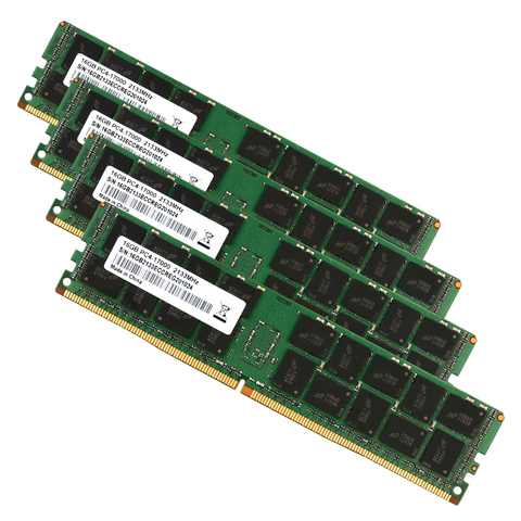 Ram Ddr4 Reg Ecc pour serveur, 8/4/16 go, 2133/2400MHz, compatible avec carte mère X99 ► Photo 1/6