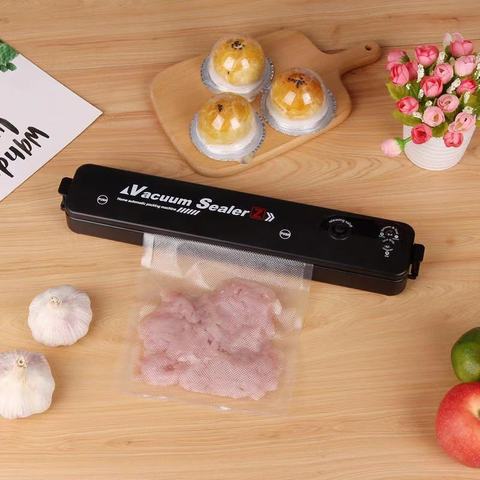 Z30 alimentaire scellant Sous Vide Machine d'emballage 220V/110V Plus 10 pièces sacs Sous Vide sacs automatique Commercial ménage cuisine stockage ► Photo 1/6