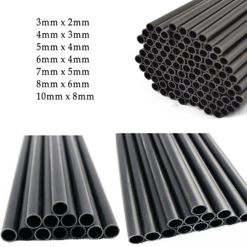 16 pièces/lot nouveau Tube en Fiber de carbone 3K 3mm/4mm/5mm/6MM/7MM/8MM/10MM pour quadricoptère multicopteur (0.5 meter/pièces) ► Photo 1/5