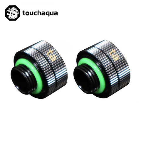 2 pièces Bitspower Touchaqua 10X14MM double joint torique G1/4 